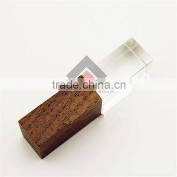 Wood USB Flash Drive With LED Light