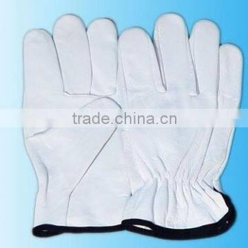 Goat Skin Leather Driver Gloves / Working Gloves