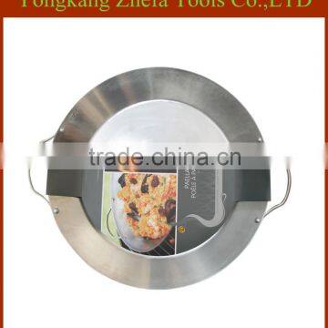 Different Size PP-35 Cheap Price Stainless Steel Wok Fry Pan Paella Pan