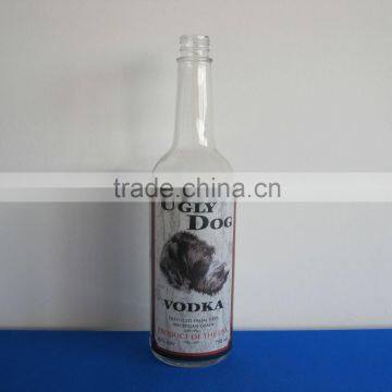 750ml normal glass bottle