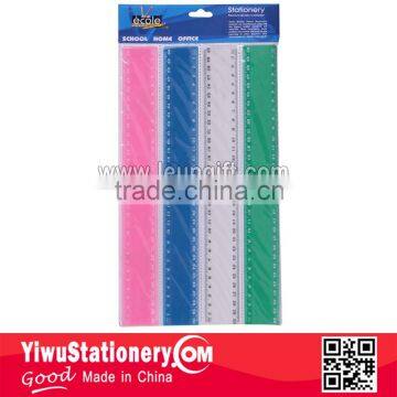 4pcs 30cm plastic ruler set with Header card