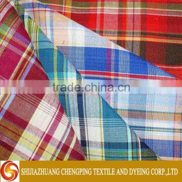 Textile Organic Cotton Yarn Dyed Fabric For Clothing From China