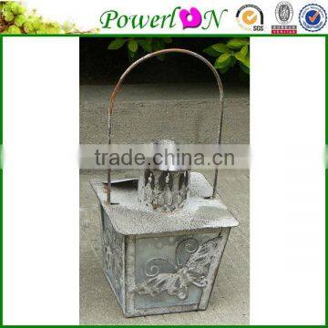 Cheap Price Vintage Design Wrought Iron Hanging Candle Holder For Garden Patio Backyard J08M TS05 G00 X11 PL08-6160