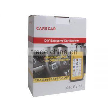 2013 New Arrival Original CareCar C68 Retail Professional Car Diagnostic Tools for DIY Auto Scanner Same Function as Diagun II photo-4