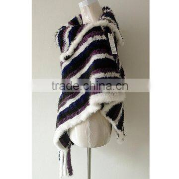 Real Mink Fur Woman Fashion Shawl/Poncho KZ14081 photo-2