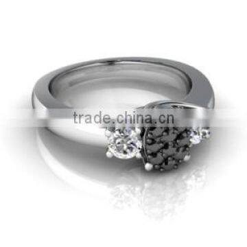 Natural round cut Wedding diamond ring Indian Manufacturer