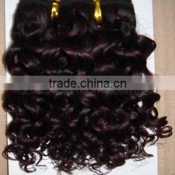 china wholesale price deep curly brazilian human hair sew in weave