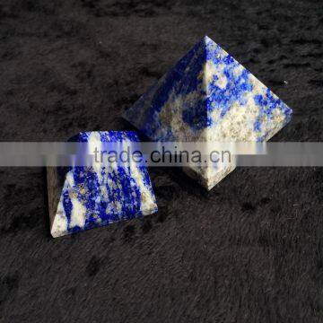 Natural Lapis Lazuli Stone With Healing Energy Crystal Pyramid Ornaments