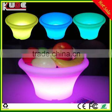 LED Fruit RGB bucket / LED fruit plate /Rechargeable lighting led fruit plate