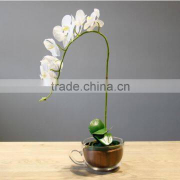 Cup shape handmade decoration table wedding aritificial flower