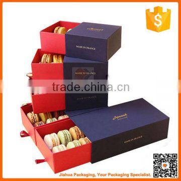 Customized coloring paper macaron box wholesale