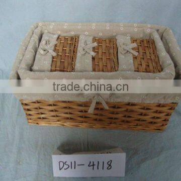 basket,willow basket,storage basket