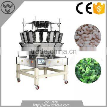 10g-2000g 20 Heads Frozen Food Multihead Weigher Hairtail Fish Weighing Scale photo-2