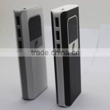 High capacity multi usb power bank ,11000mah portable phone charger with lcd screen ,universal power charger for phone