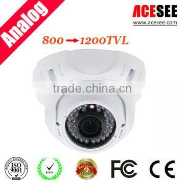 ACESEE 1000tvl IR Dome Metal Housing Security CCTV Camera