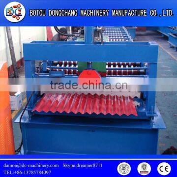 corrugated sheet metal roof making machine
