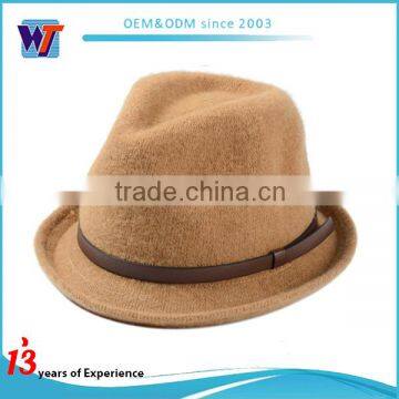 Best Sale China factory wholesale woolen felt vintage Jazz hats