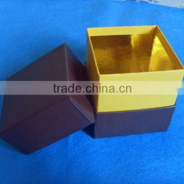 Luxury Golden Paper Box Packaging for Jewellery and Gift, Gift Box, Jewellery Box (custom Design Logo Printing)