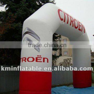 white red Citroen inflatable arch