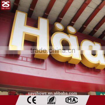 factory wholesale stainless steel led channel letter sign