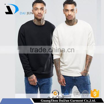 Fashion good quality pullover plain men fleece cotton custom XXXXL hoody