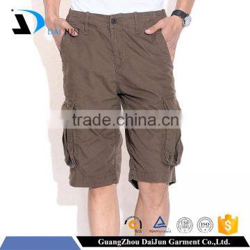 Daijun oem hot sale summer breathable canvas wrinkled men cargo pants