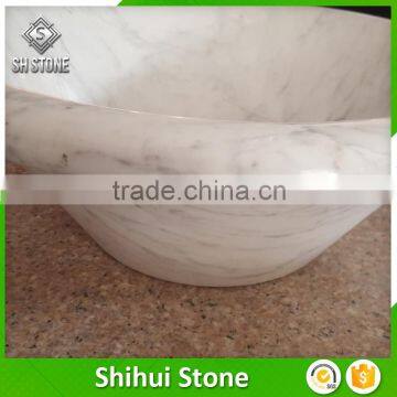 Cheap White Marble Bathroom Face Basin