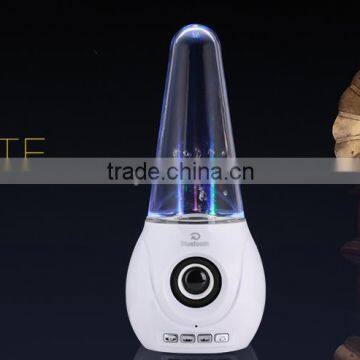 2016 hot selling led water dance speaker with bluetooth sport TF card