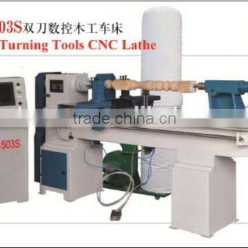 lathe machine for wood CNC1503SA computer wood cutting machine/round log machine