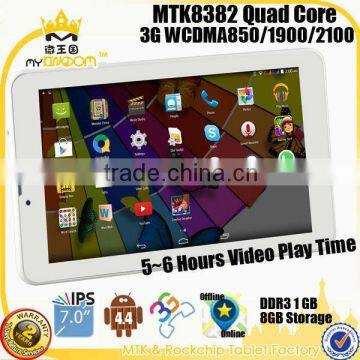 2014 New arrival 7inch Android 4.4 MTK 8382 Quad core tablet 1GB+8G