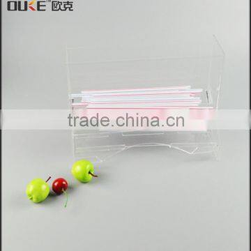 Customized high trasparent handmade acrylic box for pipette