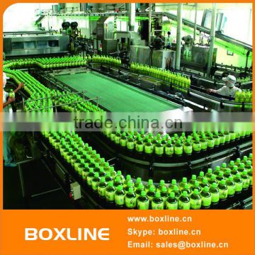 Automatic modular industrial bottle conveyor