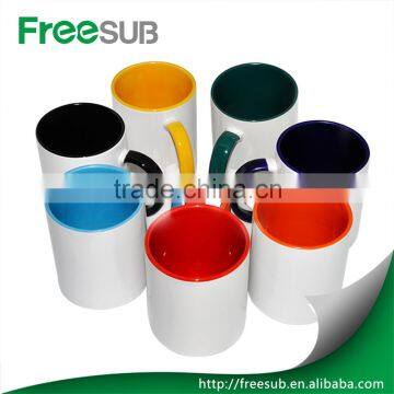 Sunmeta ceramic 11oz sublimation coated heat press sublimation mug(SKB-06)