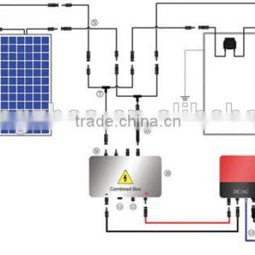 4 in 1 Out 4-way Perallel Solar Branch Plug for pv Power System photo-6