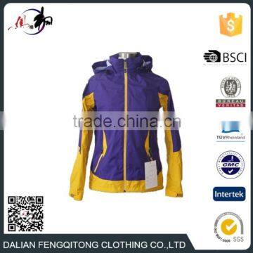 Dalian factory Womens Waterproof High-end Hardshell Jacket