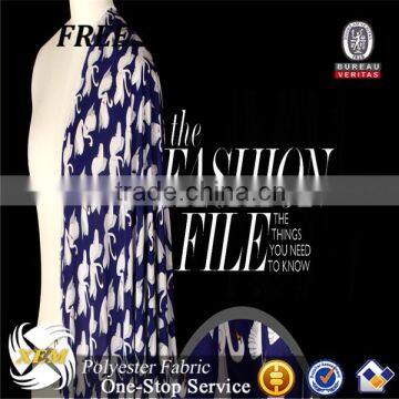Customised printed satin fabric