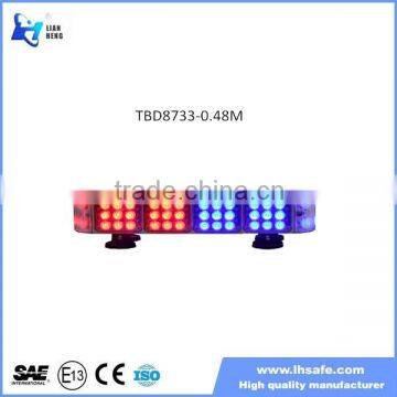 New product Tir Led mini Light bar, red and blue strobe mini light bar for police vehicle, TBD8733-0.48M