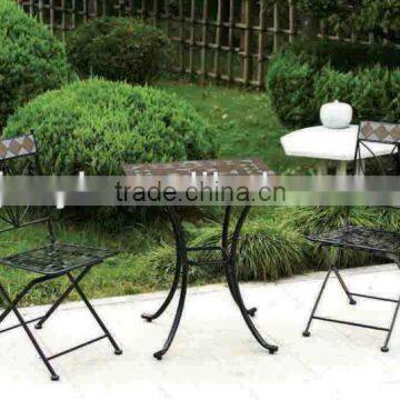 mental mosaic top patio set