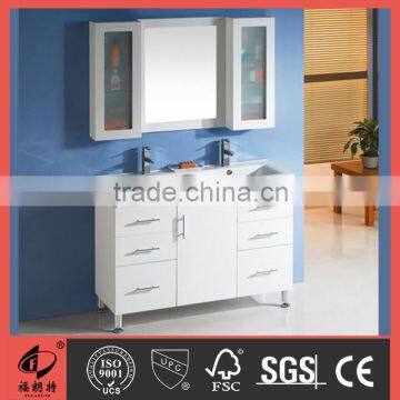 1200MM Double Ceramic Basins Bathroom Vanity With Mirror Cabinet 2015067