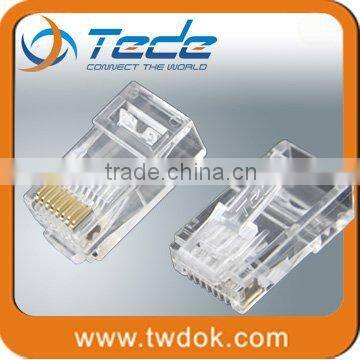 hot selling male cat6 rj45 network cable connector modular plug