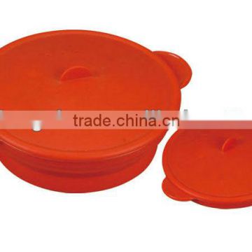 high quality food grade foldable silicone steamers