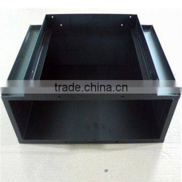 Galvanized sheet metal part with powder coating