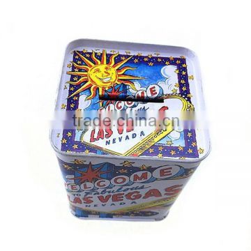 fancy christmas tin money box