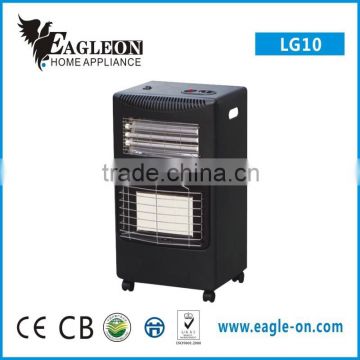 wider bottom portable gas room heater LG10 Gas+Quartz heater