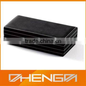 Best Sell factory custom made luxury black leather pen box (ZDS-F341)