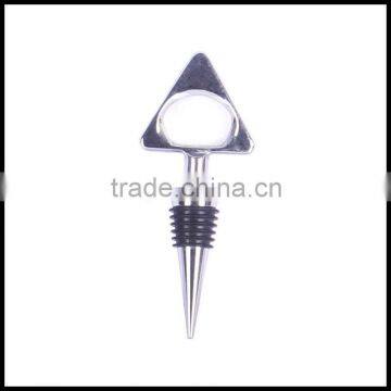 beautiful cheap wine bottle bottle stopper with unique triangle shape top