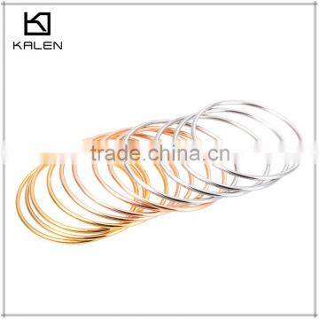 best selling item 3 clors stainless steel bangle jewelry wholesale imported from china