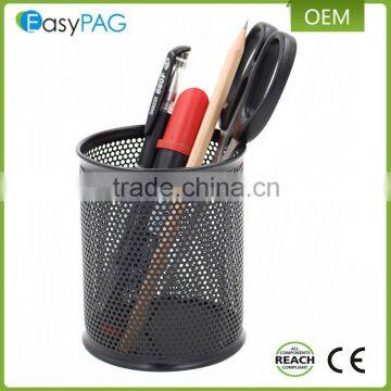 Factory supply custom table desk organizer single mesh pen holder