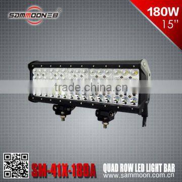 15 inch 180watt CREE XBD Quad row Led Light Bar water proof ip 67 off road led light bar