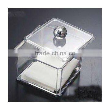 Classic Clear Acrylic make-up napkin box